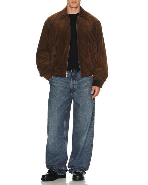 Agolde Brown Cord Torres Jacket for men