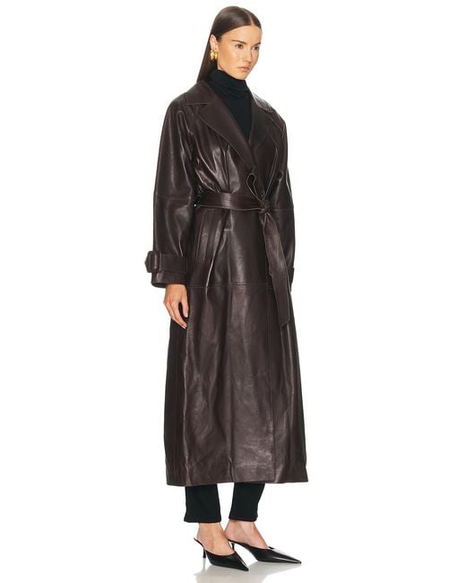 Nour Hammour Black Staley Coat