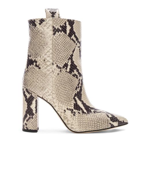 paris texas python ankle boots