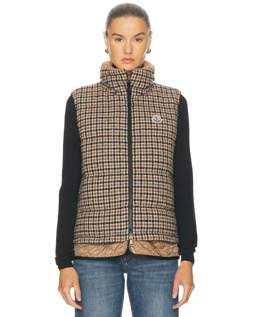 Moncler Black Touvet Vest