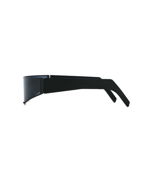Rick Owens Blue Cyclops Sunglasses