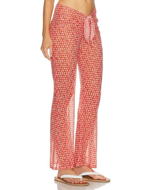 Solid & Striped Red The Dolly Pant