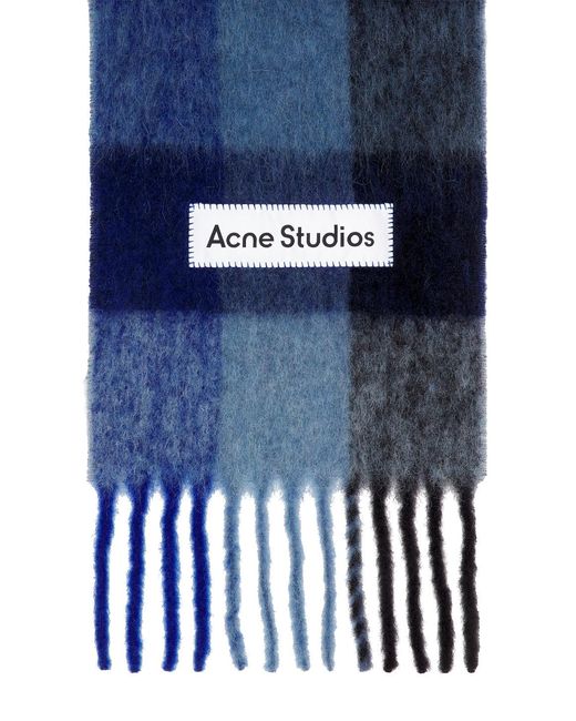 Acne Blue Vally Scarf