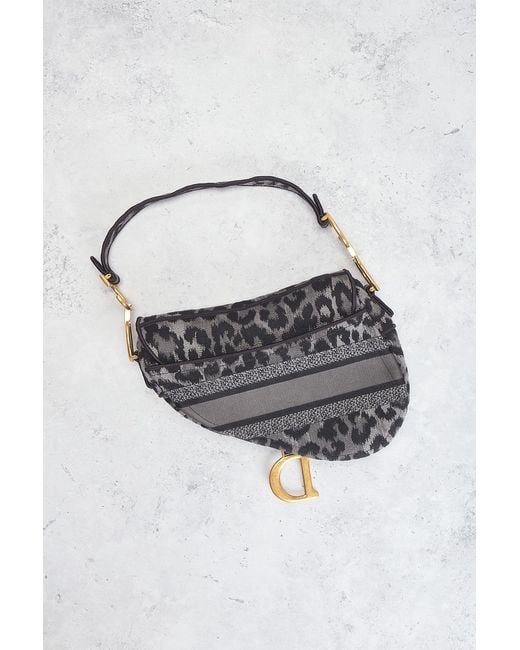 Dior Black Saddle Bag