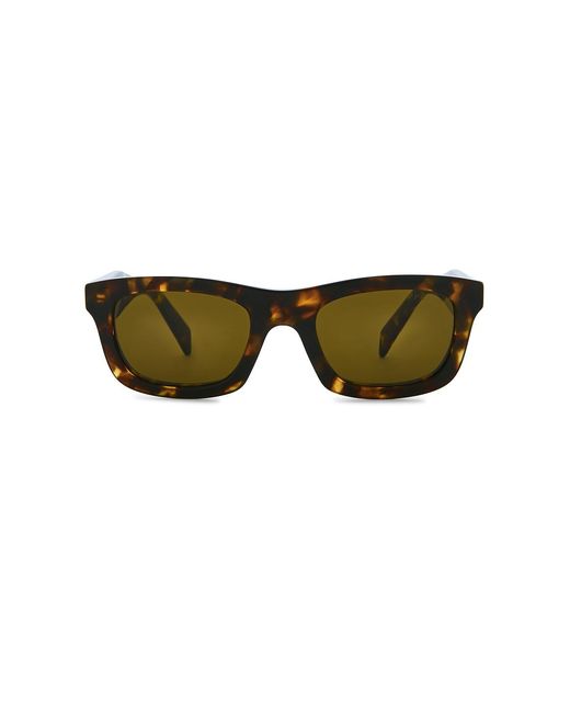Prada Green Rectangular Sunglasses for men
