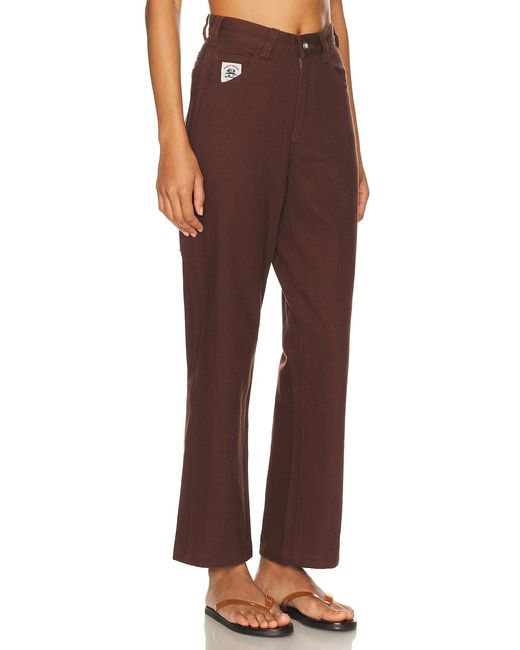 Bode Brown Twill Knolly Brook Trouser