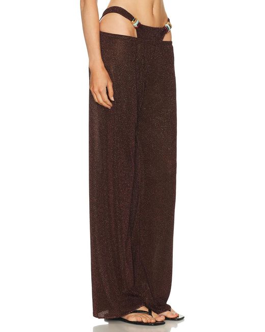 Oseree Brown Lumiere Multi Ring Pant