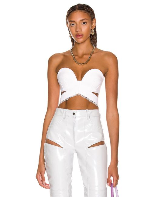 givenchy red corset top