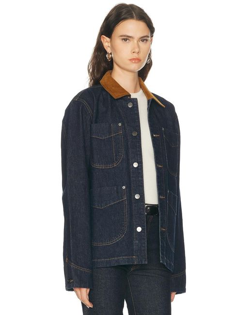 Khaite Blue Wyatt Jacket