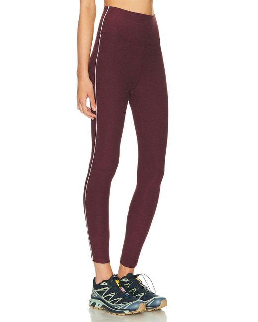 Beyond Yoga Red Spacedye Ready Midi Legging