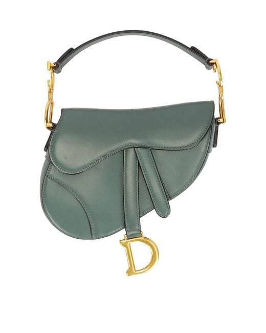Dior Green Saddle Bag