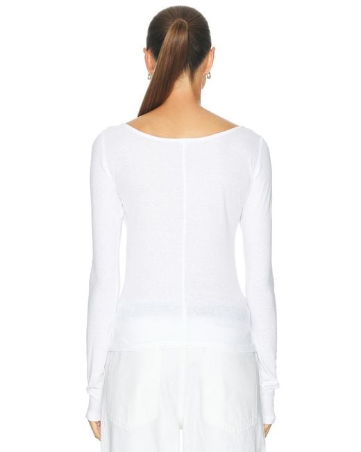 Re/done White Monroe Tee