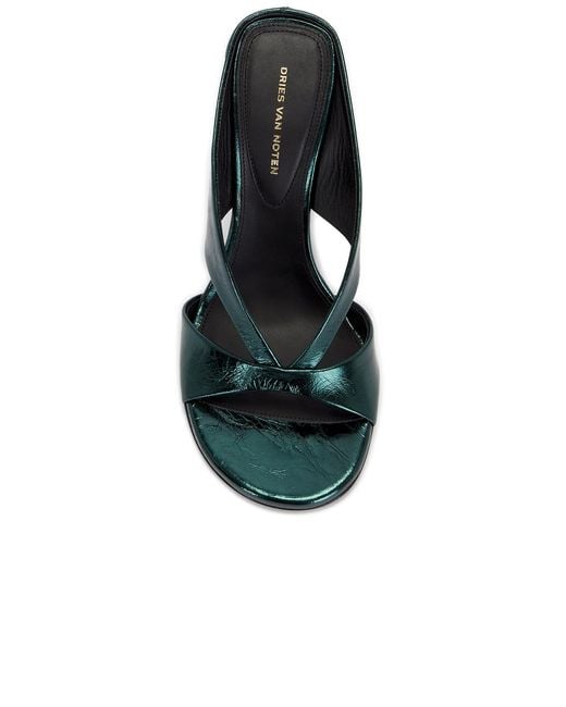 Dries Van Noten Multicolor Rounded Toe Slide Mule