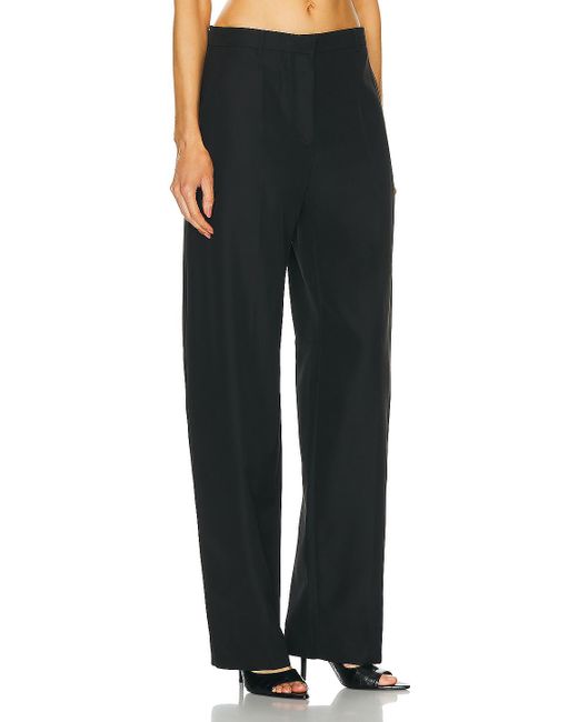 Alexander Wang Black Low Waisted Pant With Back Slits