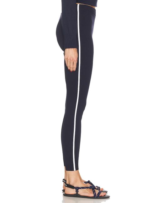 Miu Miu Blue Mid-Rise Legging