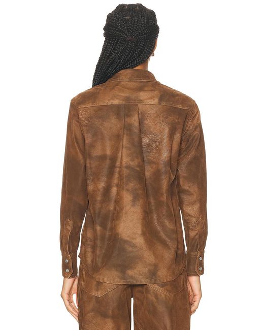 Isabel Marant Brown Karima Button Up Top