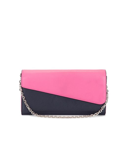 Dior Pink Long Wallet On Chain