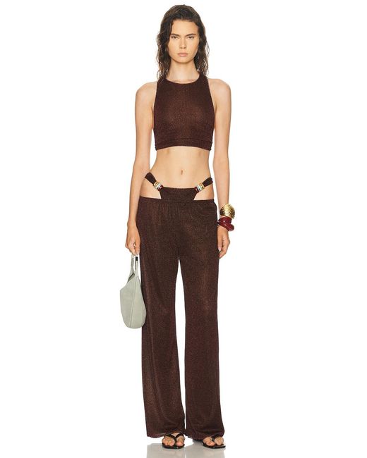 Oseree Black Lumiere Multi Ring Top