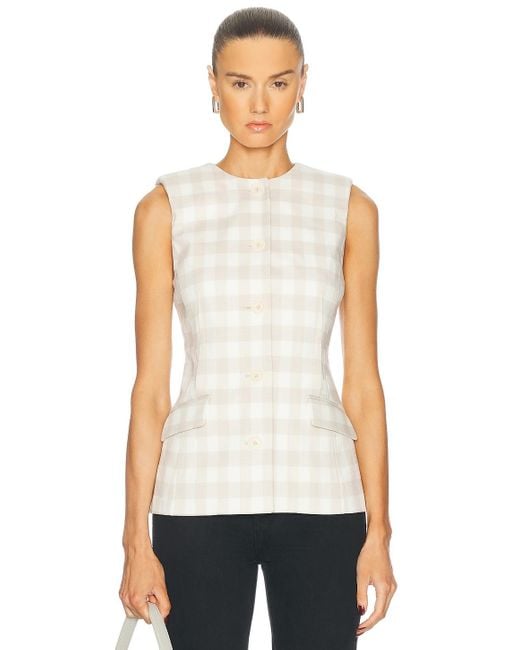 Jonathan Simkhai White Calliope Vest
