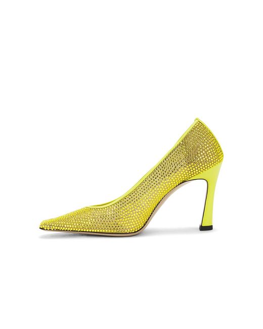 The Attico Yellow Juno 95M Pump