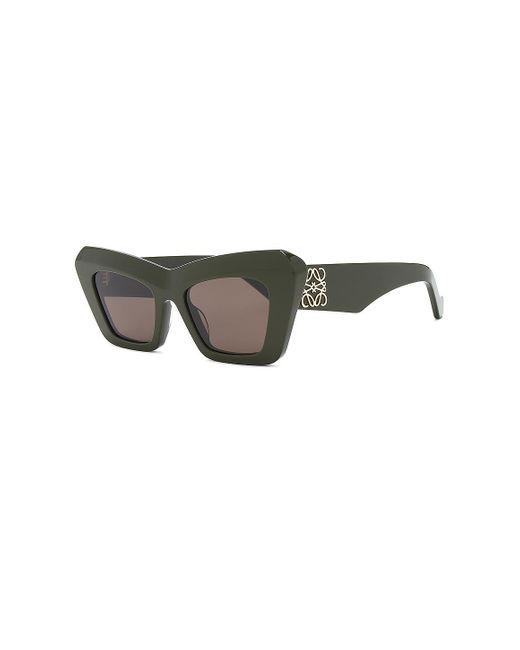 Loewe Gray Anagram Cat Eye Sunglasses