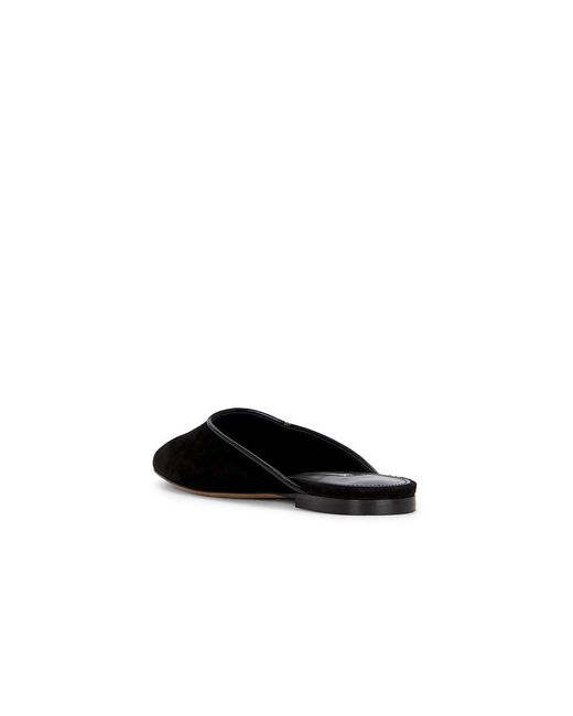 Emme Parsons Black Flat Mule
