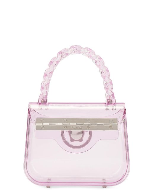 Versace White Mini Top Handle Bag