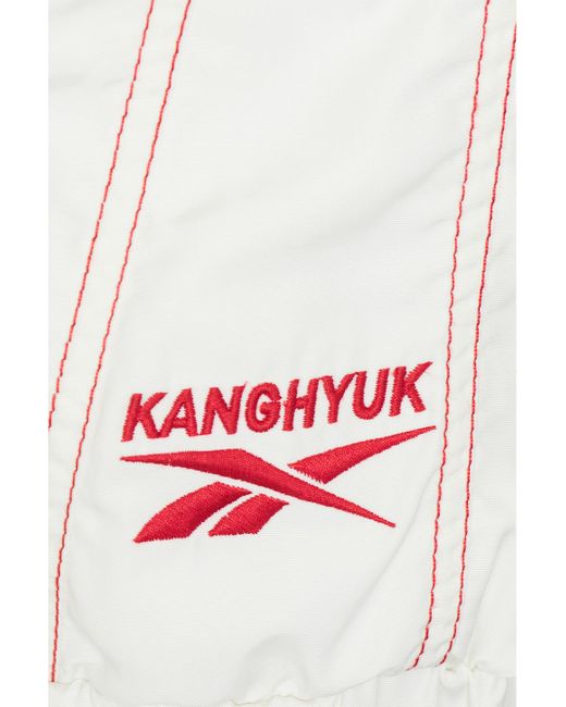 Reebok White X Kanghyuk Hooded Jacket for men
