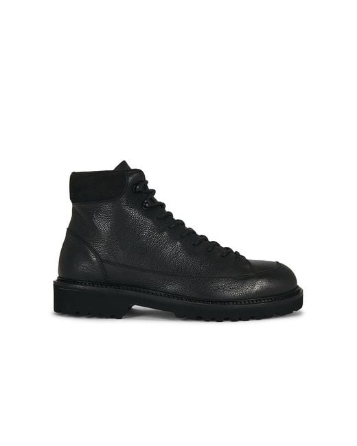 Common Projects Black Leather Hiker Boot Piuma for men