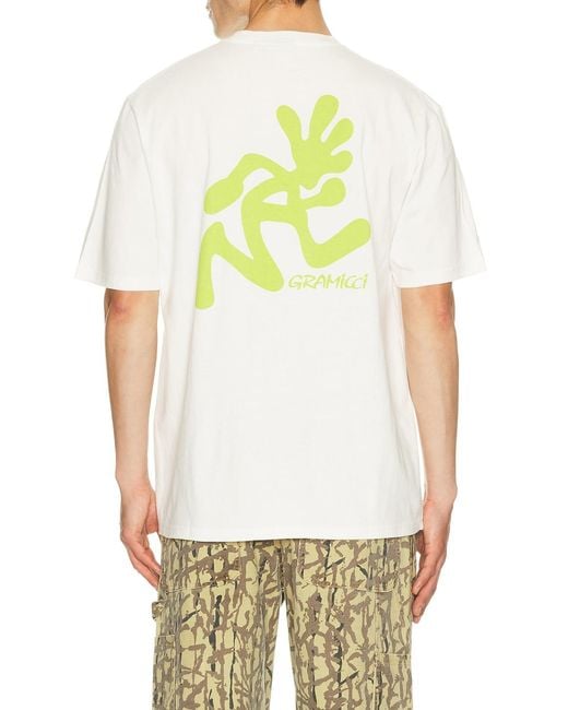 Gramicci White Running Tee for men