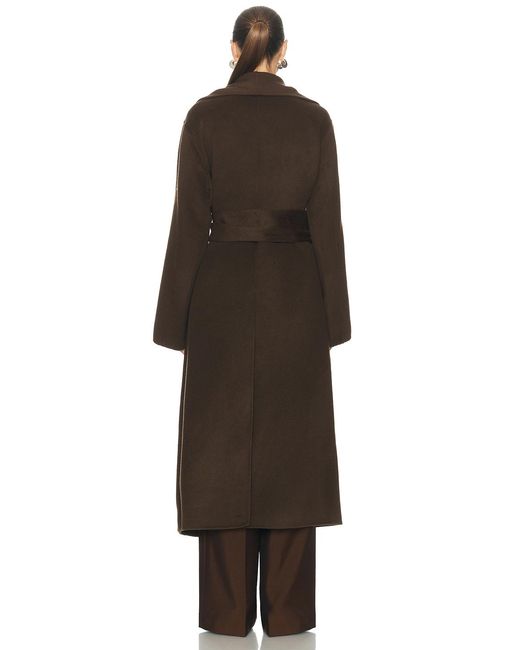 SER.O.YA Black Mavis Wool Coat