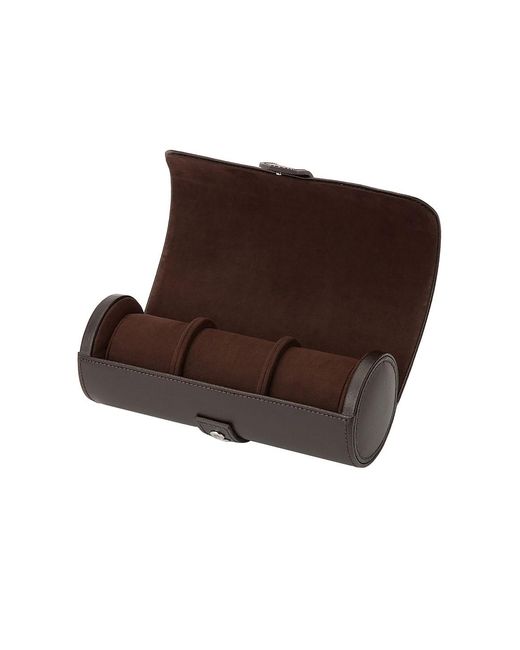 Wolf Brown Blake Watch Roll With Capsule