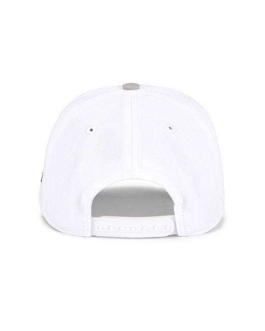 Siegelman Stable Gray Patched Five Panel Hat for men