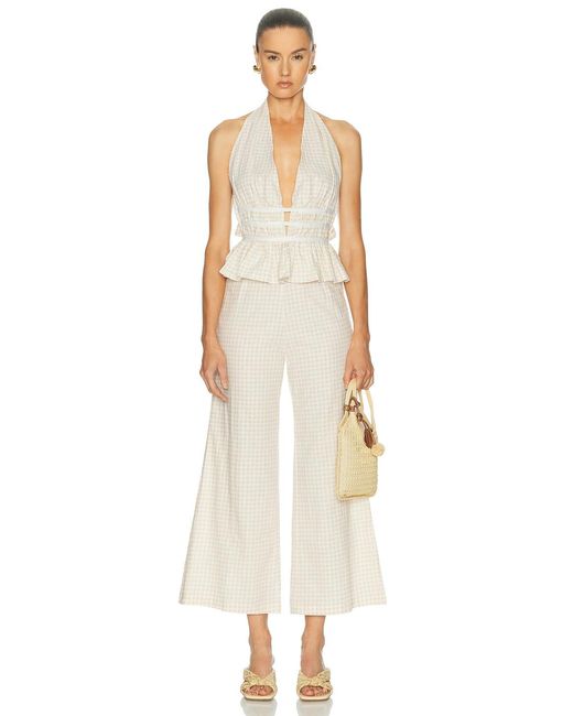 Juillet White Halter Top