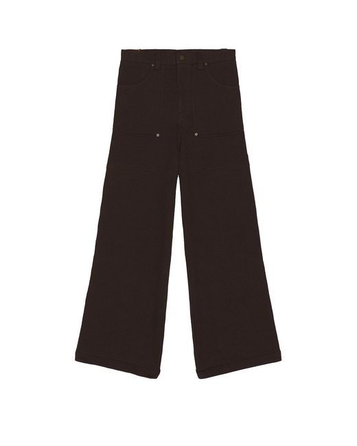 Isa Boulder Black Loop Patch Pants for men