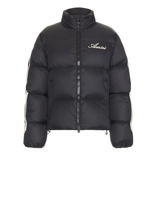 Amiri Black Bones Down Jacket for men