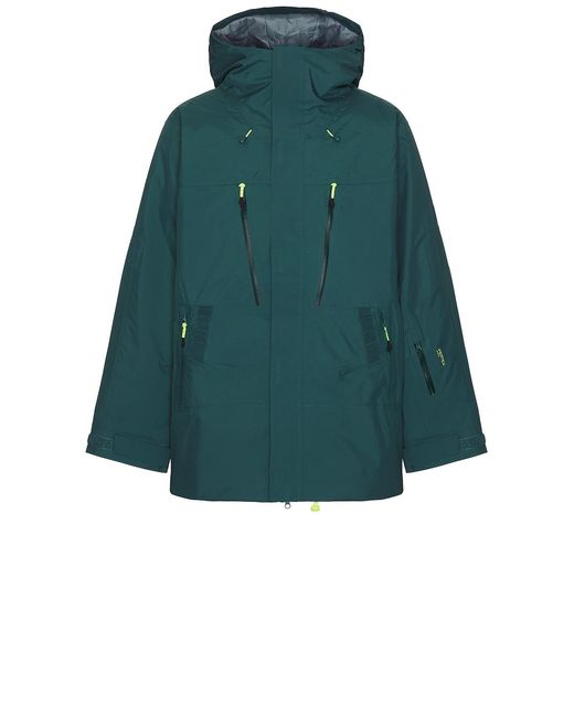 White/space Green Parka Jacket for men