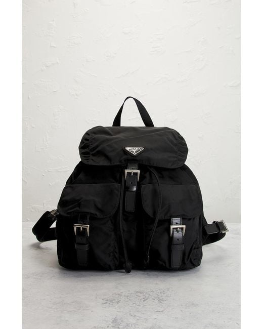 Prada Black Tessuto Backpack