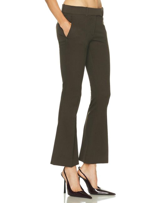 The Attico Brown Wool Long Pant
