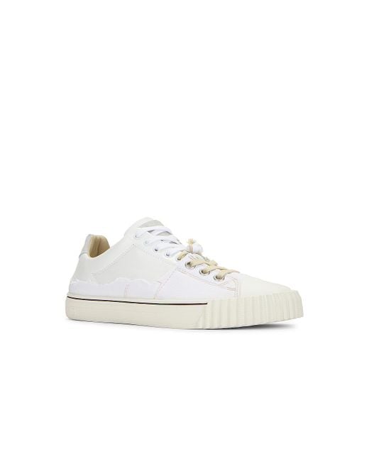 Maison Margiela White New Evolution Low Sneaker for men
