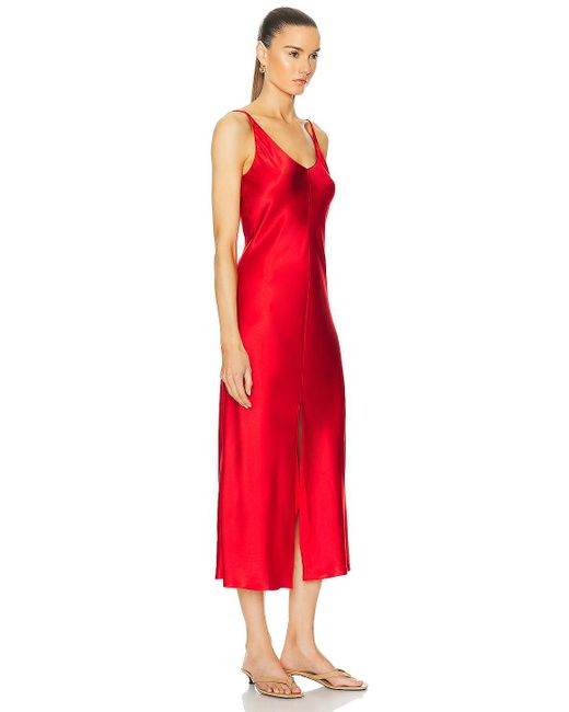 SABLYN Red Atlas Dress