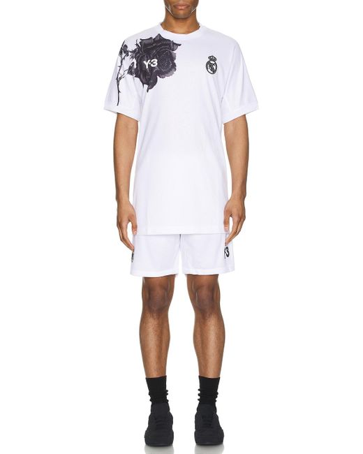 Y-3 White X Real Madrid Pre Jersey for men