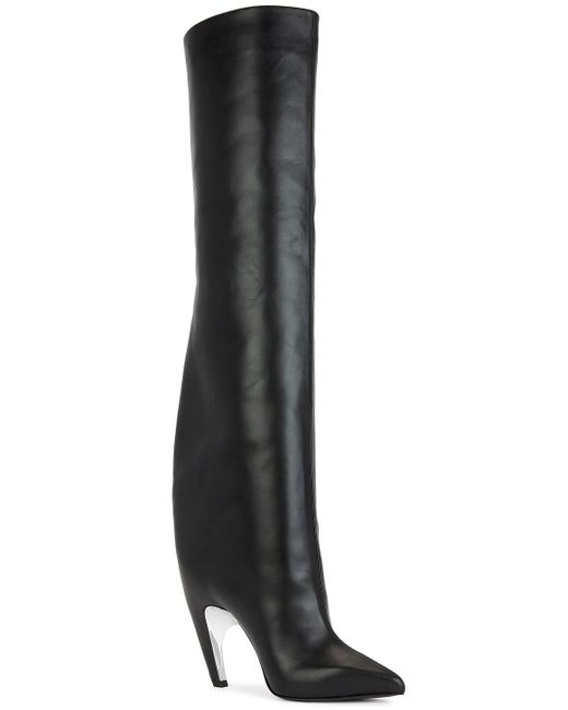 Alexander McQueen Black Tall Boot