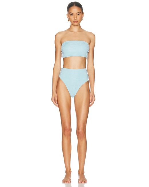 La Porte Blue Robbin Bikini Bottom