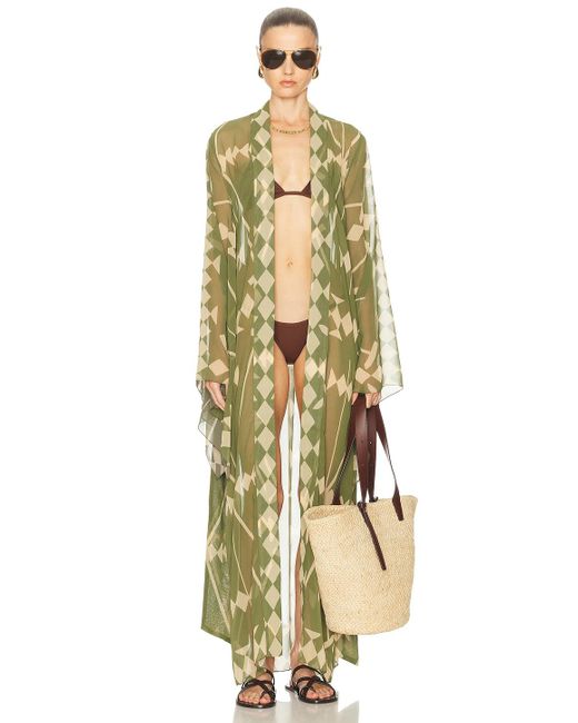 Johanna Ortiz Metallic Amazon Kimono