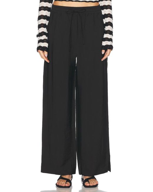 House of Dagmar Black Drawstring Pant