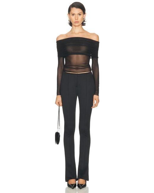 SER.O.YA Black Rosa Top