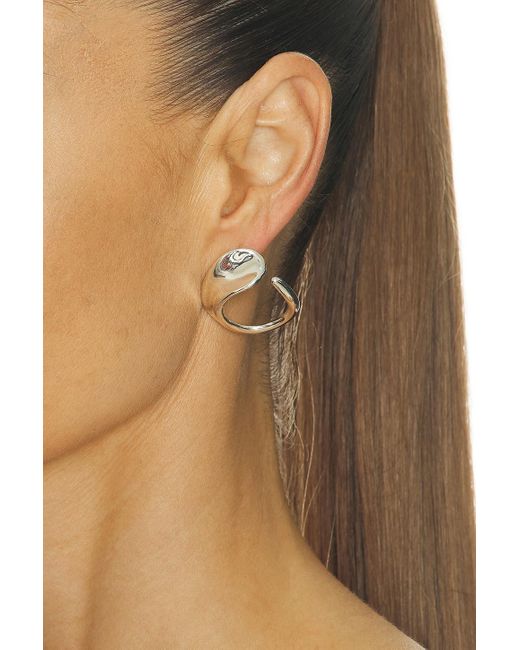 Agmes White Marta Earrings