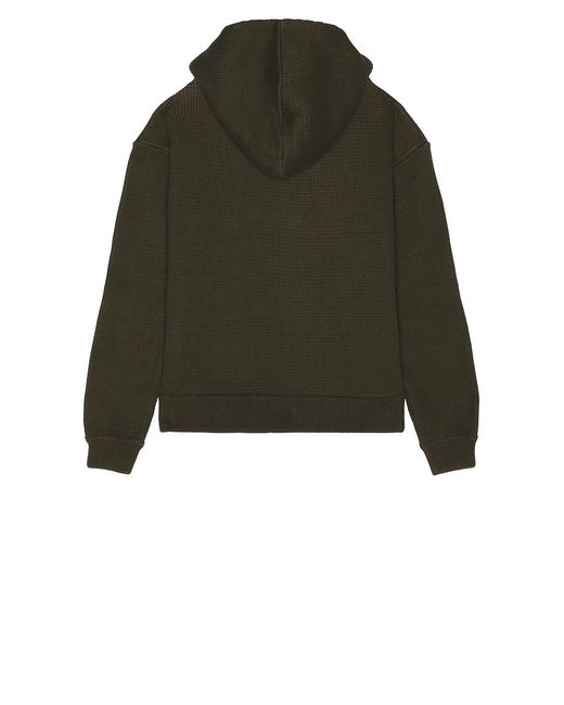 Isa Boulder Green Triangle Zip Hoodie for men