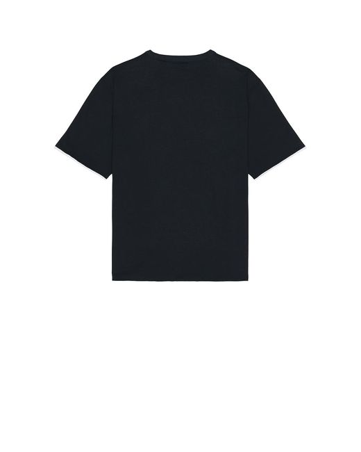 Theory Black Double Layered Tee for men